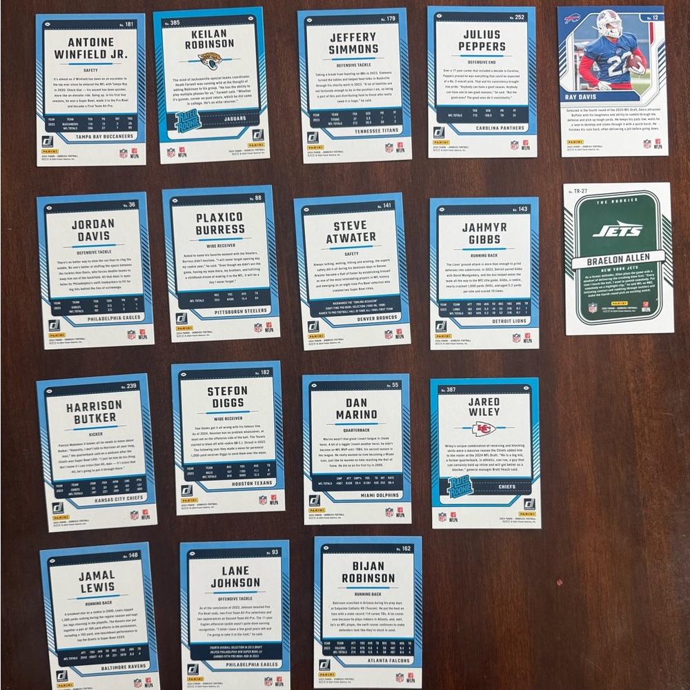 Assorted Football Trading Cards - Picture 2 of 2